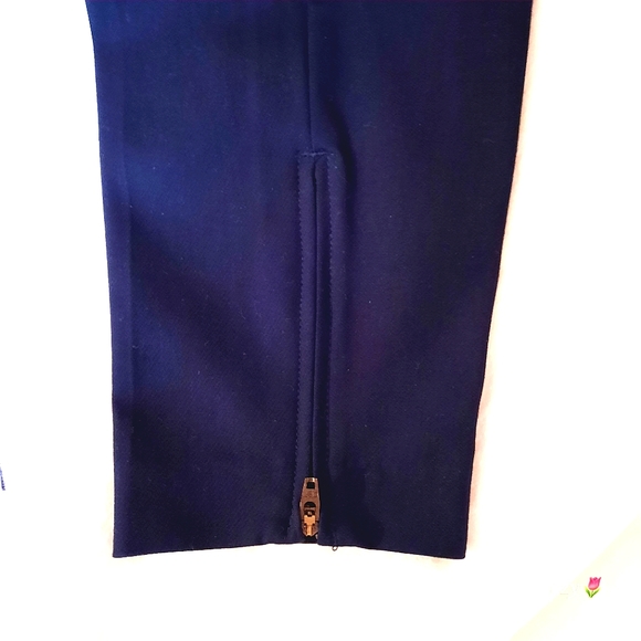 LOFT ANN TAYLOR Marisa Ankle, Navy Pants, Ankle Zip - Picture 5 of 10